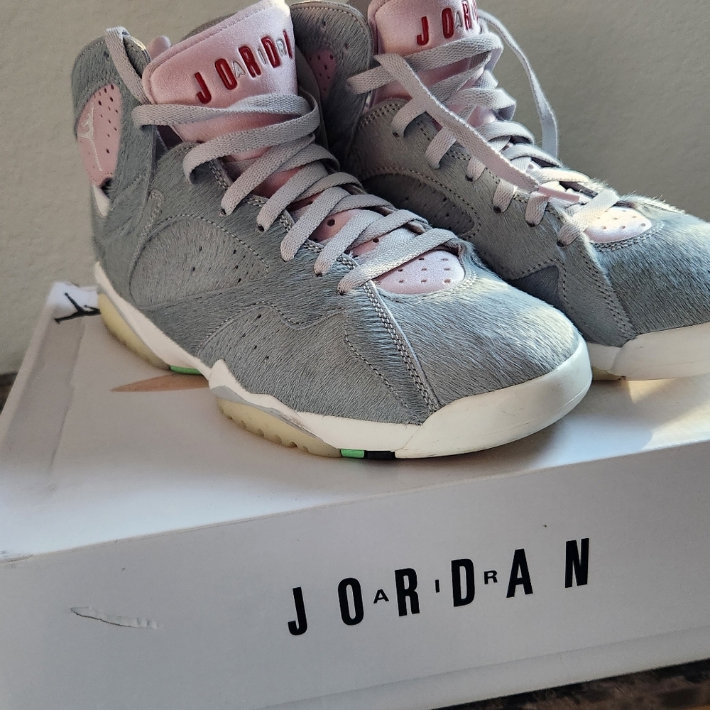 Nike Air Jordan 7 Retro SE "Hare" Bugs Bunny Shoes CT8528-002 Men's Size 8.5